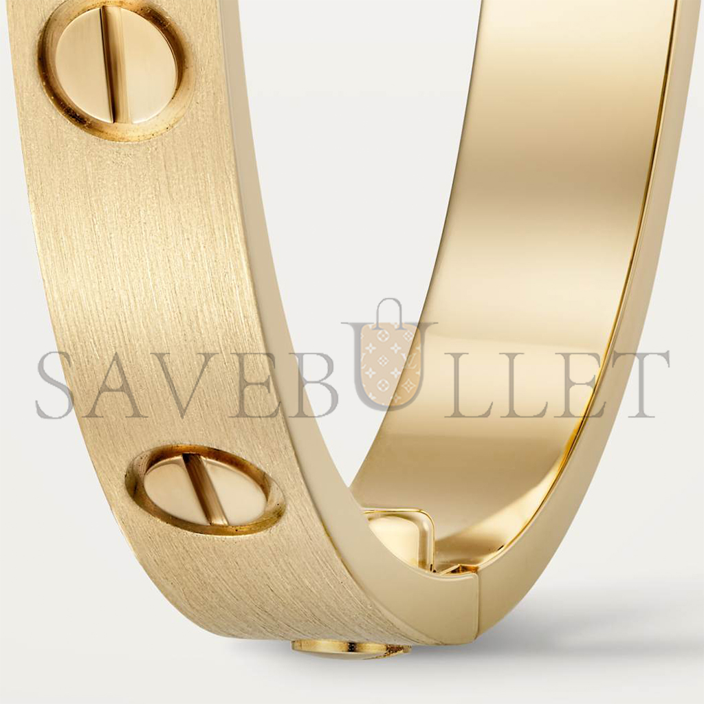 CARTIER LOVE BRACELET, CLASSIC MODEL, BRUSHED B6077017